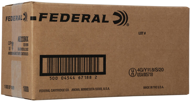 Federal American Eagle .223 / Case (1000)