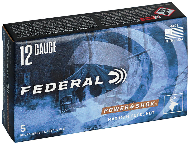 Federal Power-Shok Buckshot - 12GA - 2 3/4" - 00