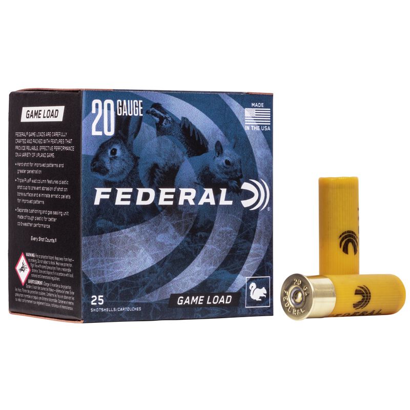 Federal Game Load Upland - 20GA -2 3/4" - 8