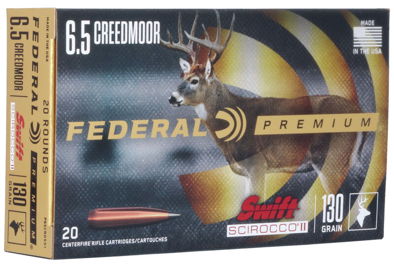 Federal Swift Scirocco II 6.5 Creedmoor / 130Gr