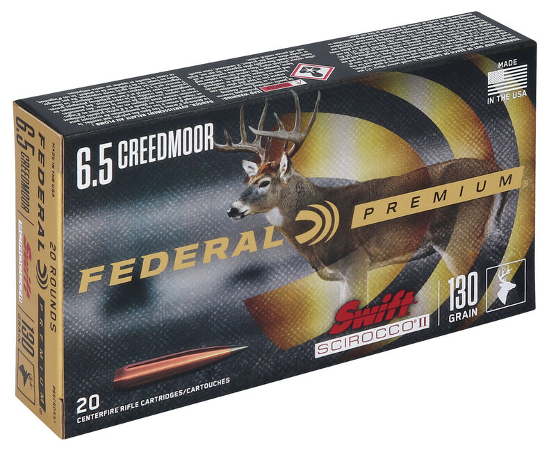 Federal Swift Scirocco II 6.5 Creedmoor / 130Gr