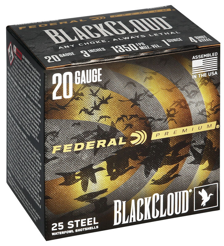 Federal Black Cloud FS Steel -  20GA - 3" - 4