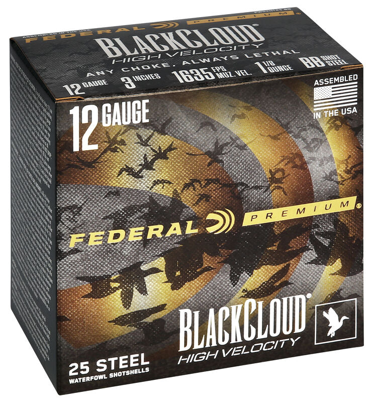 Federal Black Cloud FS Steel HV - 12GA - 3" - BB