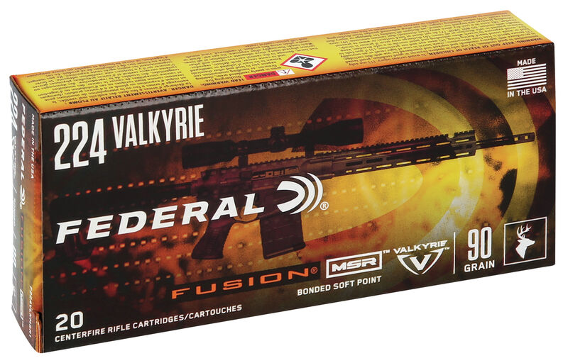 Federal Fusion MSR .224 Valkyrie / 90Gr