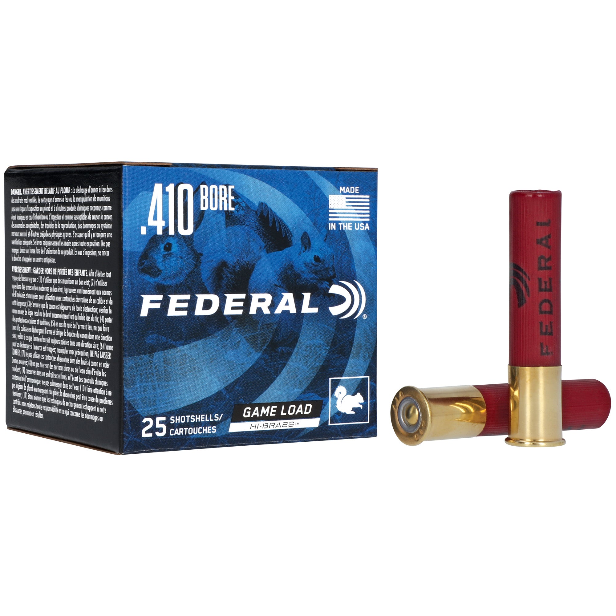 Federal Game Load Upland Hi-Brass - 410GA - 2 1/2" - 6