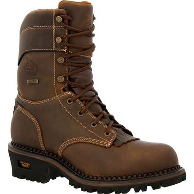 Georgia AMP LT Logger Insulated - Composite Toe - Waterproof - Wide - Mens