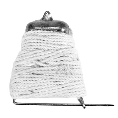 Eagle Claw Weighted Crab Line, 25 Foot, White