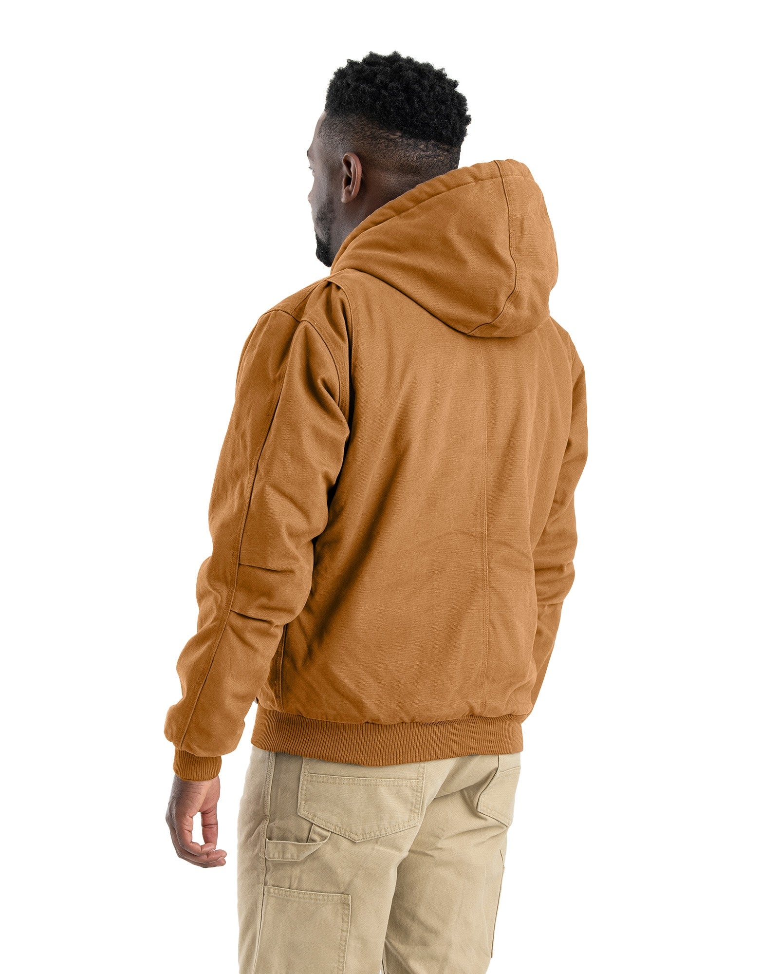 Berne Heartland Washed Duck Hooded Work Jacket - Mens