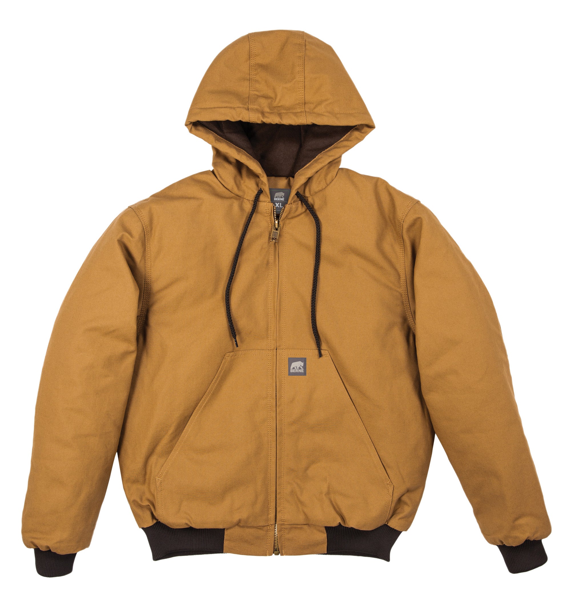 Berne Heritage Duck Hooded Active Jacket - Tall - Mens