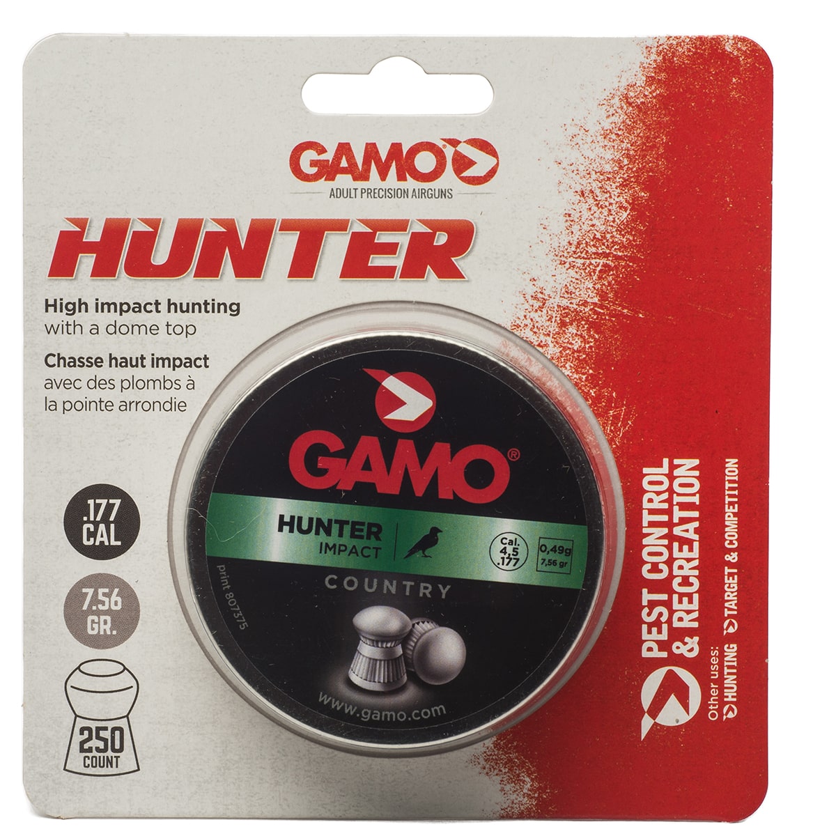 Gamo Hunter Pellets .177 Cal