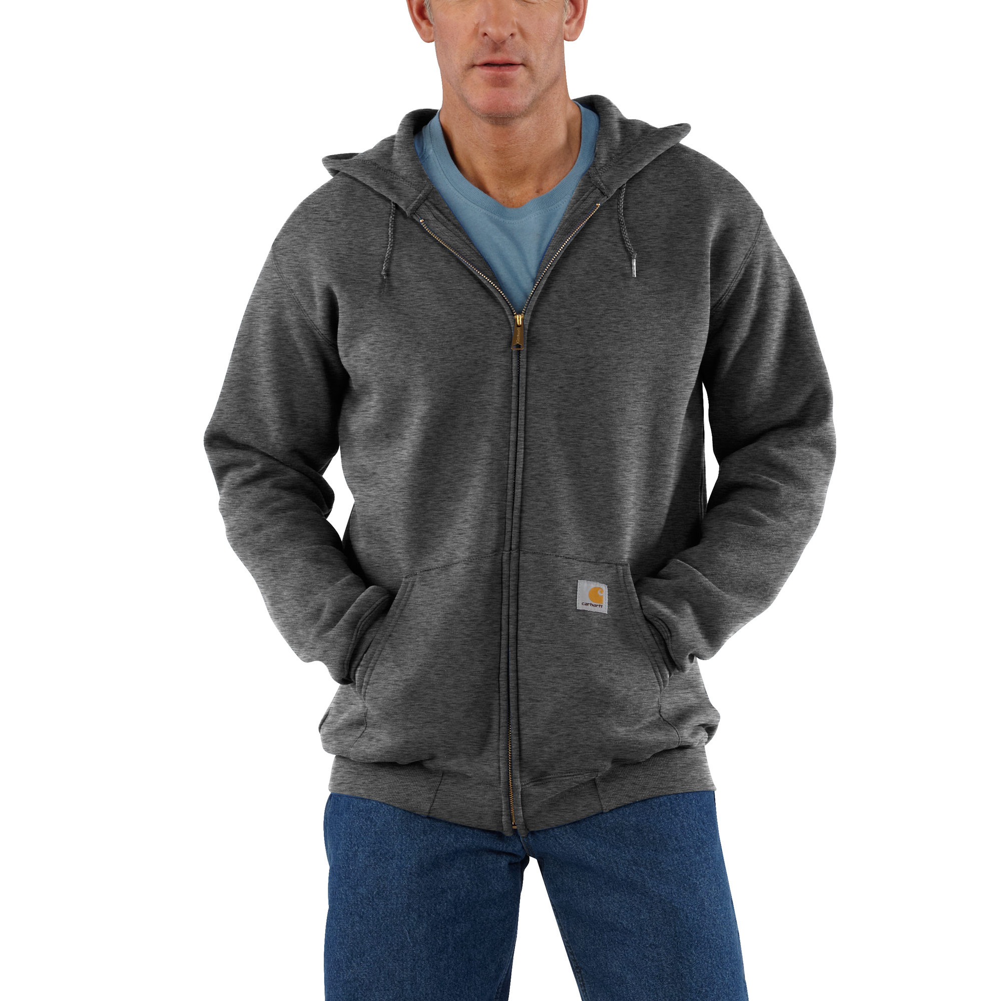 Carhartt Midweight Loose Fit Full Zip Sweatshirt - Tall -  Mens