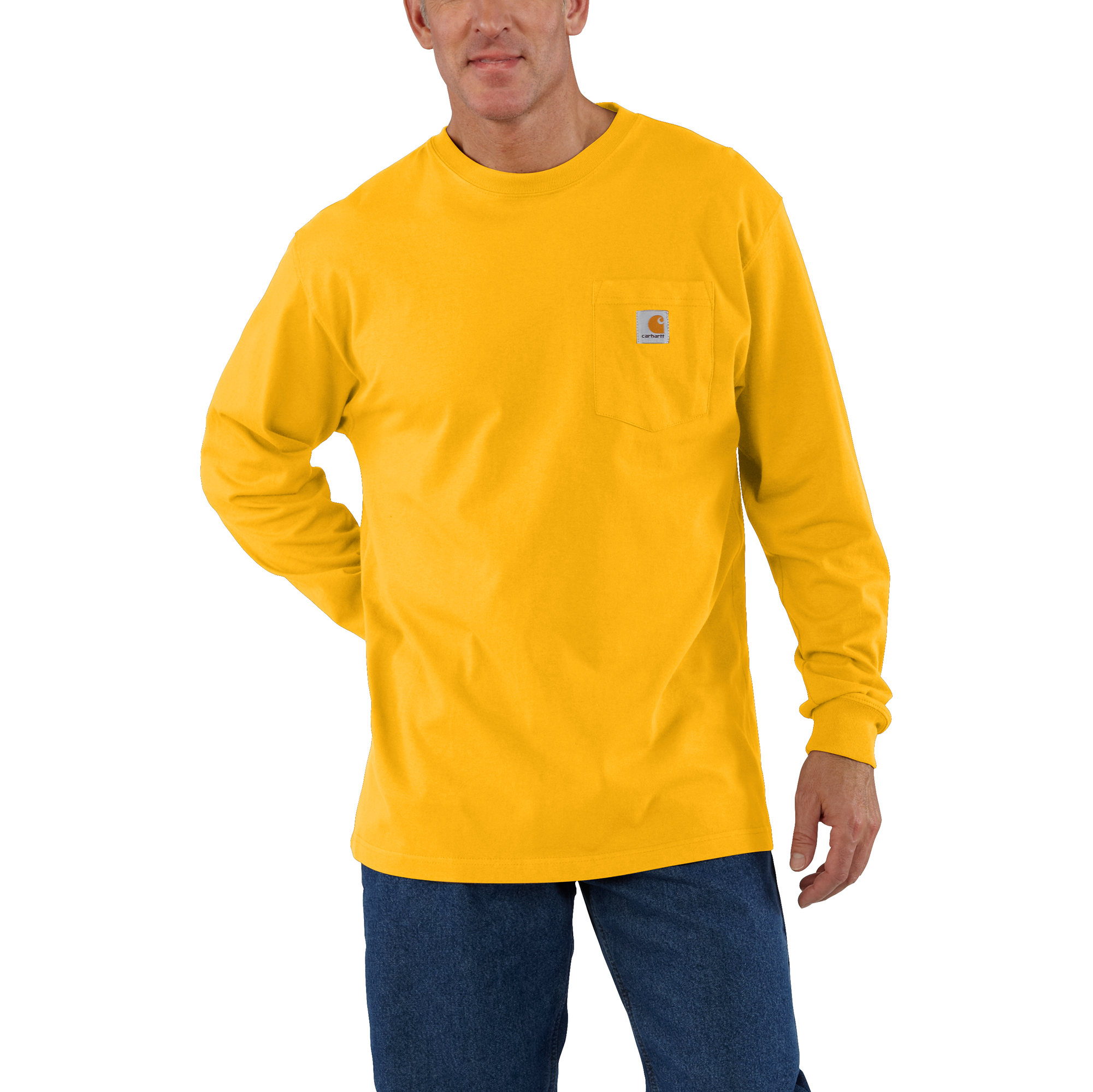 Carhartt Heavyweight Pocket Long Sleeve - Tall - Mens