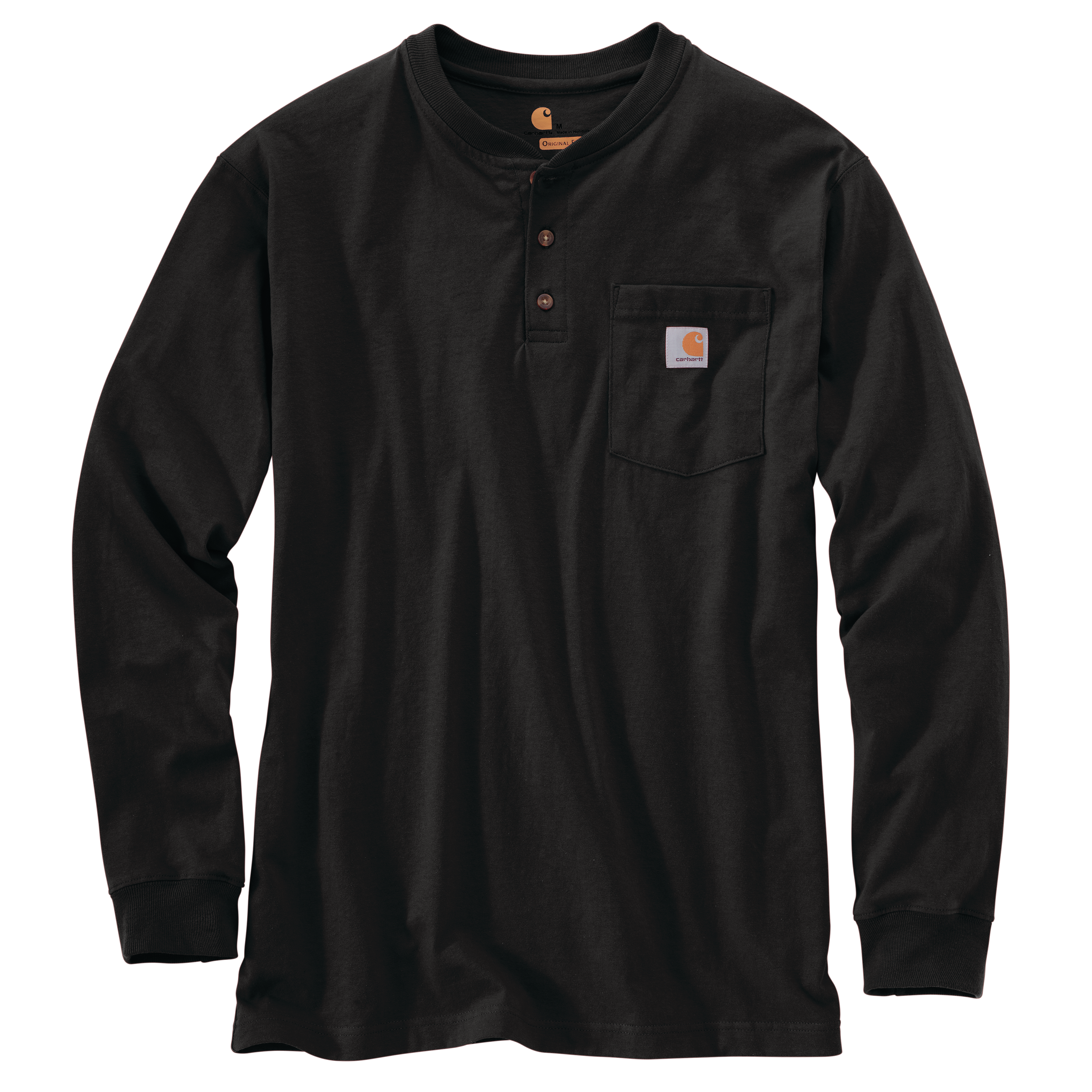 Carhartt Heavyweight Henley Pocket Long Sleeve - Mens