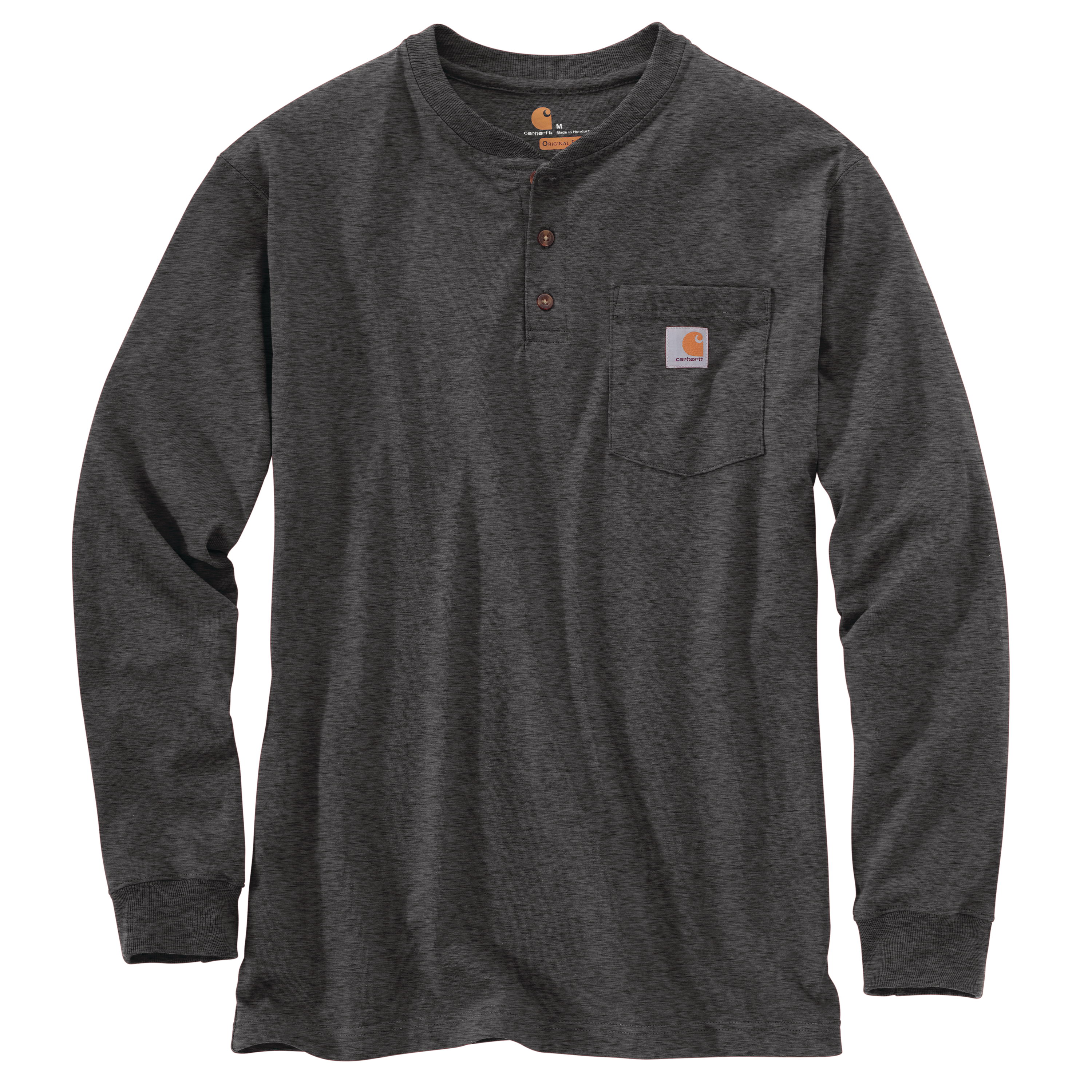 Carhartt Heavyweight Henley Pocket Long Sleeve - Mens