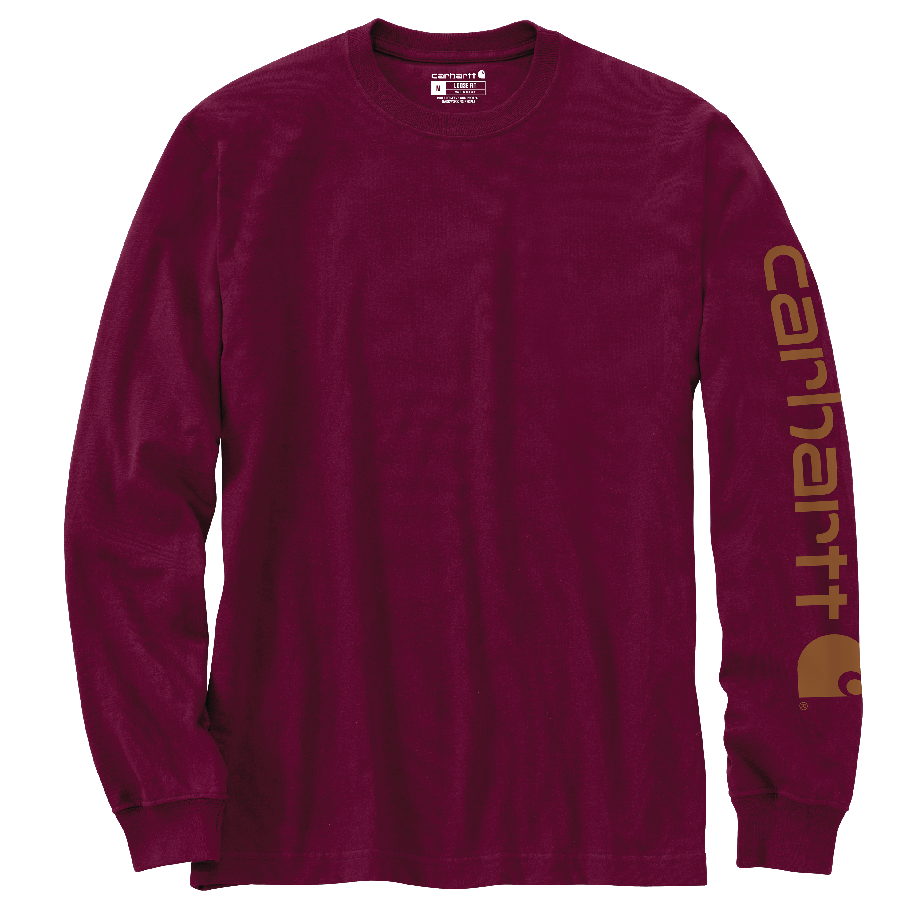 Carhartt Heavyweight Graphic Logo Long Sleeve - Mens