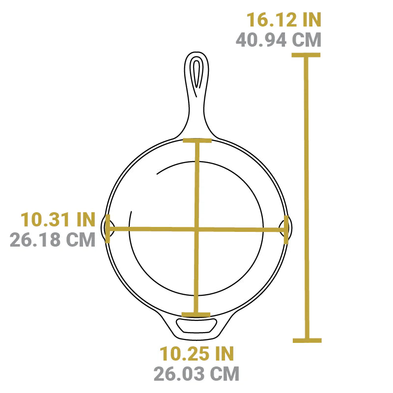 Lodge Wildlife Series™ 10.25" Cast Iron Deer Skillet