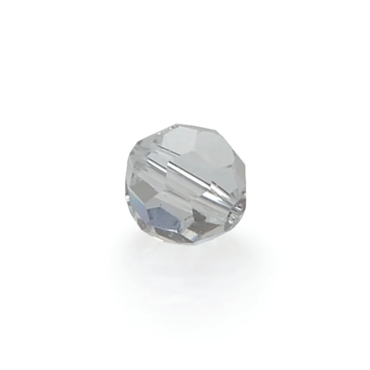 Eagle Claw Lazer Sharp Faceted Glass Beads, Clear