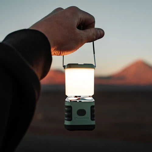 LUXPRO 360 Lumen Mini Portable Lantern Black