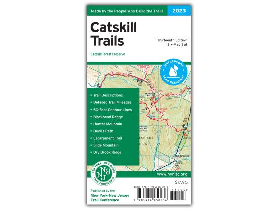 NYNJTC Catskill Trail Map - 13th Edition