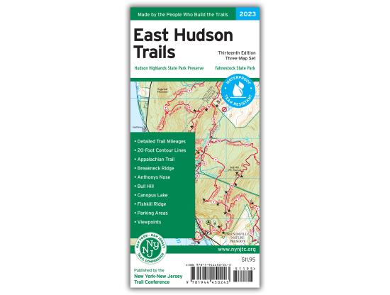 NYNJTC East Hudson Trail Map - 13th Edition