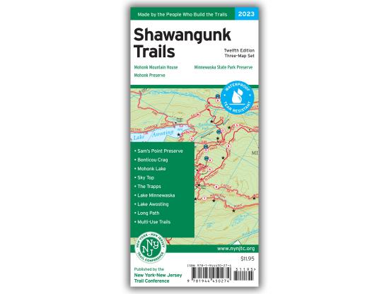 NYNJTC Shawangunk Trail Map - 12th Edition