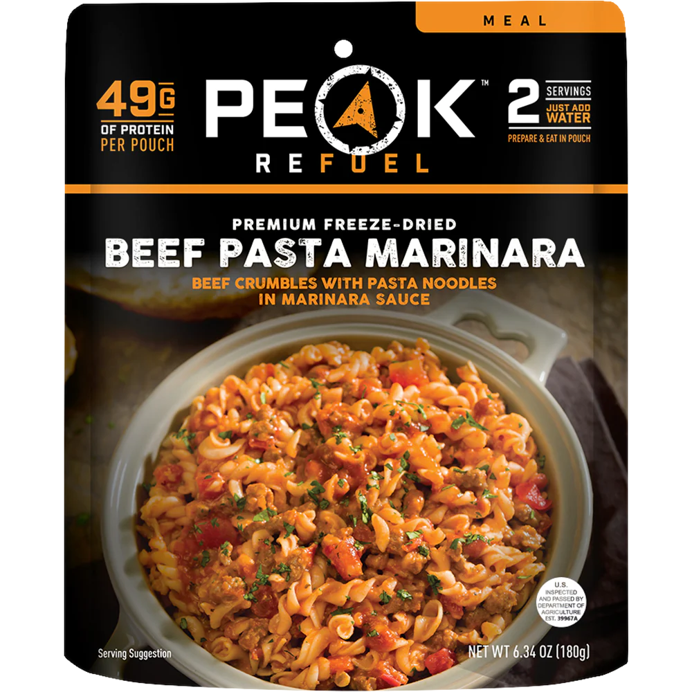 Peak Refuel Beef Pasta Marinara