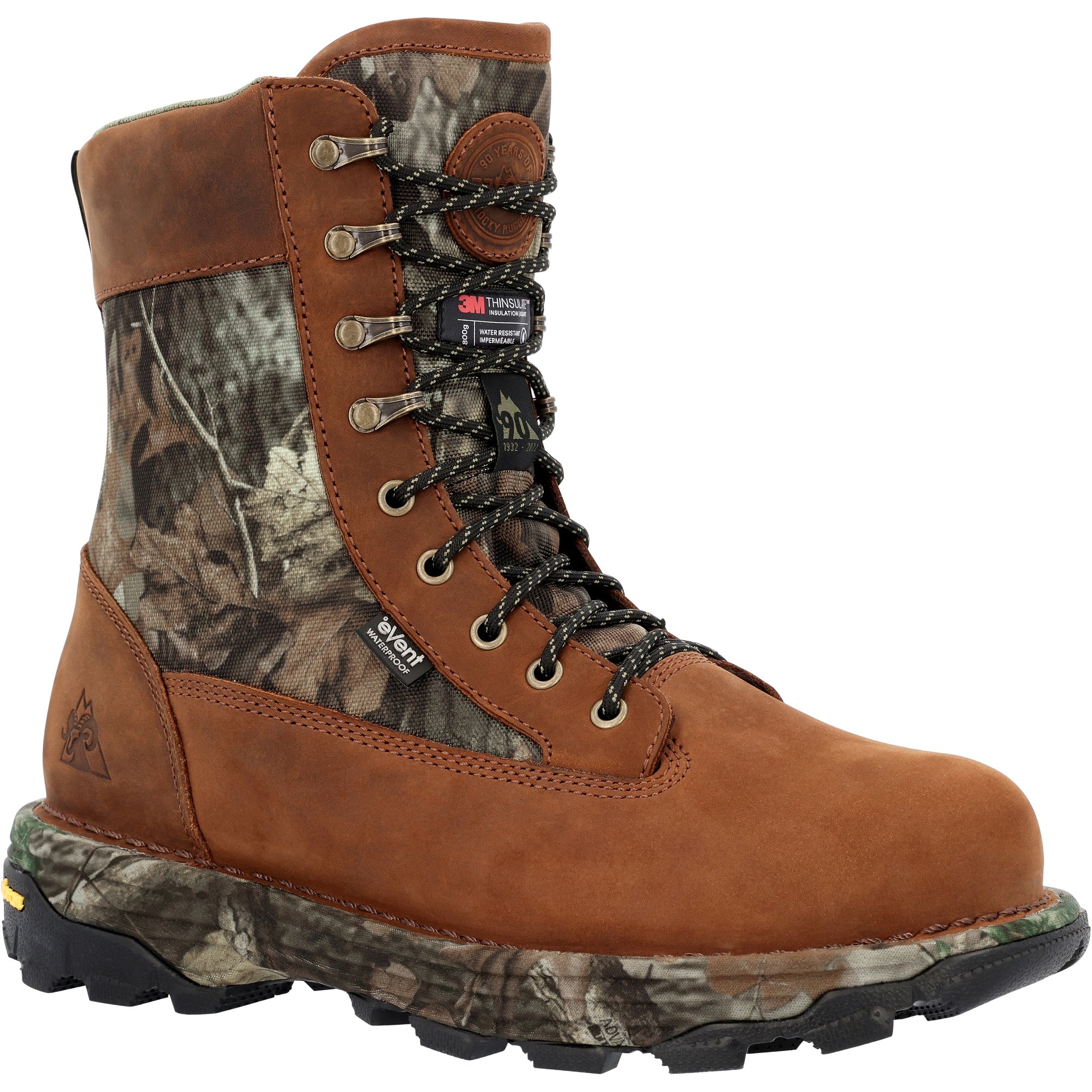 Rocky Rampage 8" Lace-Up Insulated / Waterproof - Wide - Mens