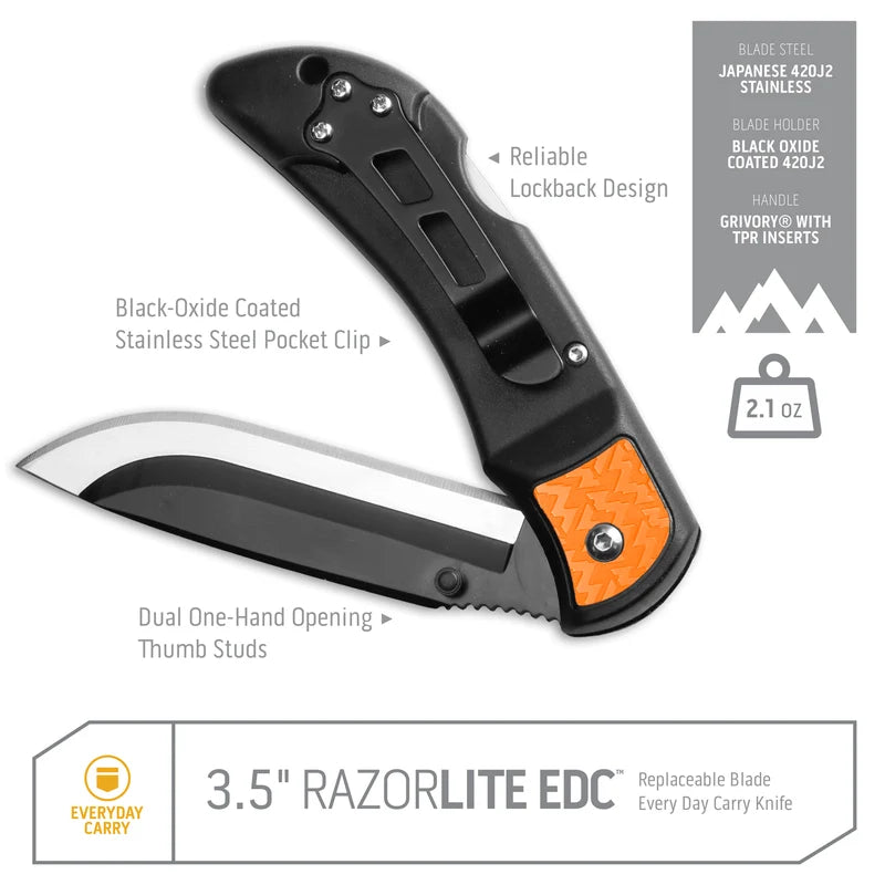 Outdoor Edge Razor Lite Knife EDC