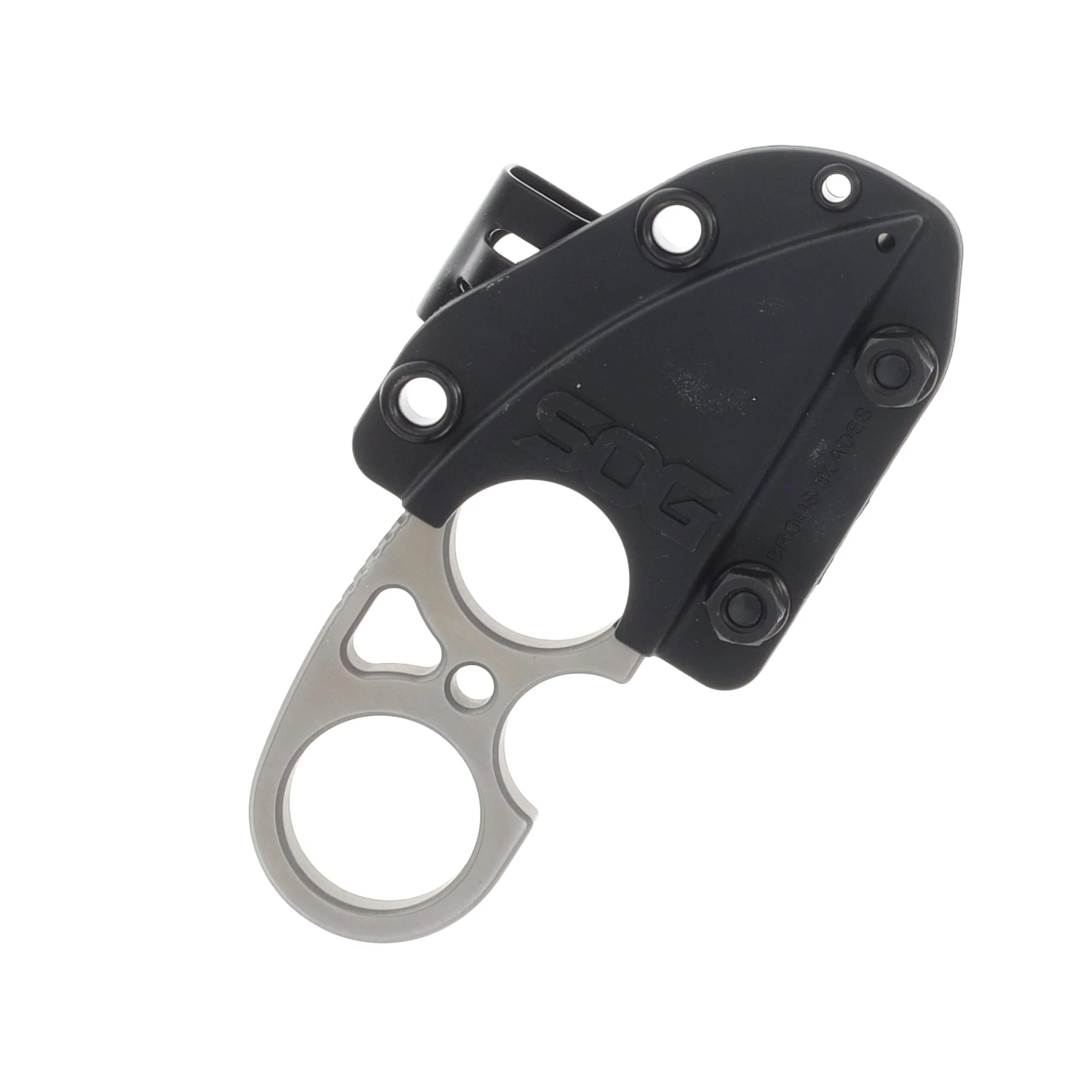 SOG Knives Snarl Fixed Blade Knife 2.3in Plain Satin Sheepsfoot Blade