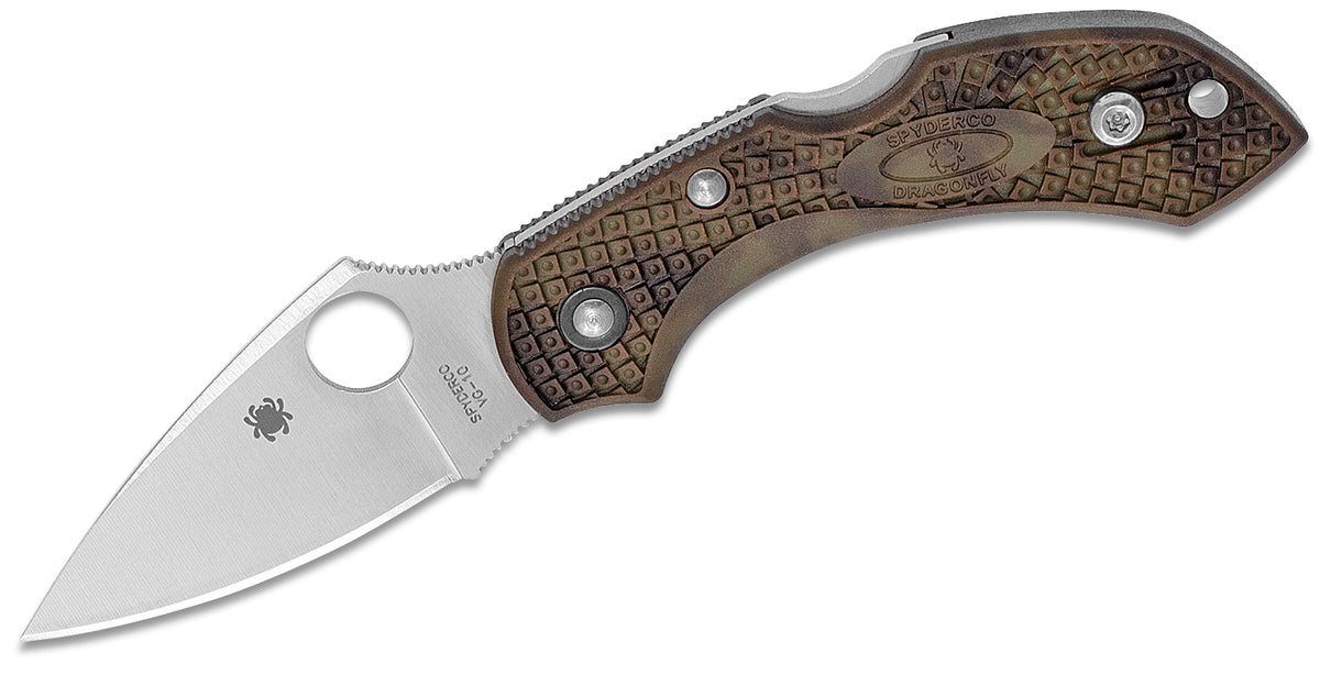 Spyderco Dragonfly 2 Folding Knife 2-5/16" VG10 Satin Plain Blade