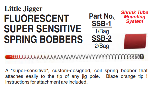 HT Little Jigger Super Sensitive Spring Bobbers