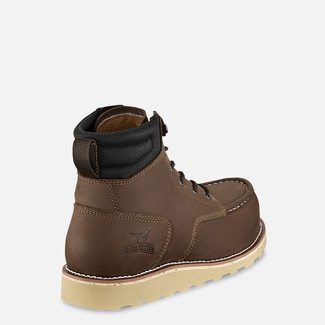 Irish Setter, Pipestone, Unisex, Steel Safety Toe, Full Grain Leather, Work Boot