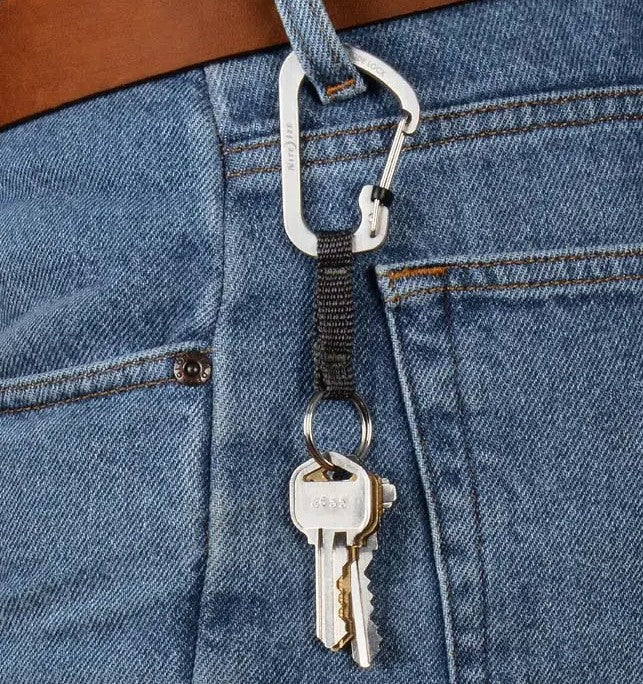 Nite Ize SlideLock Stainless Steel Carabiner Key Ring