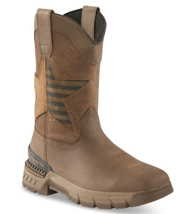 Irish Setter Men's Two Harbors 11" Pull-On Waterproof Work Boots