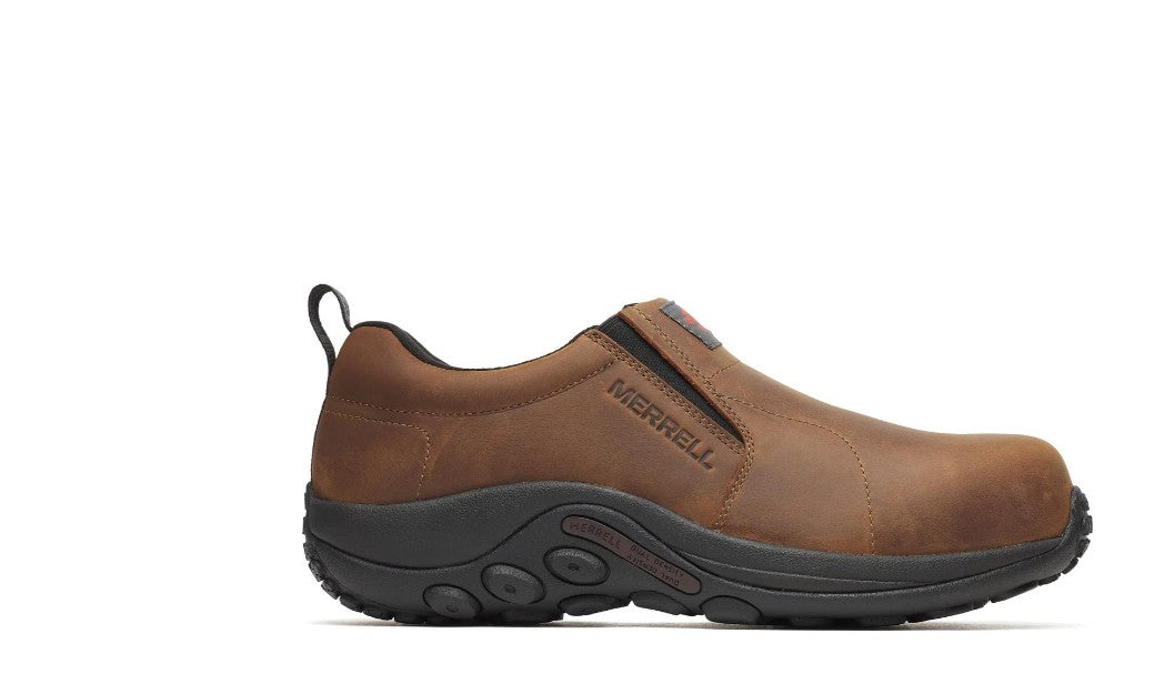 Merrell Men's Jungle Moc Leather Hi-Vis Carbon Fiber Low