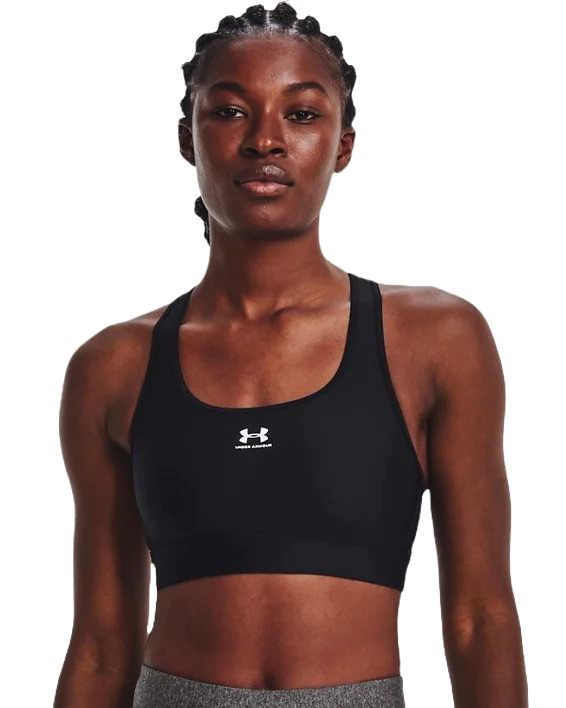 Under Armour HeatGear Mid Padless Sports Bra - Womens