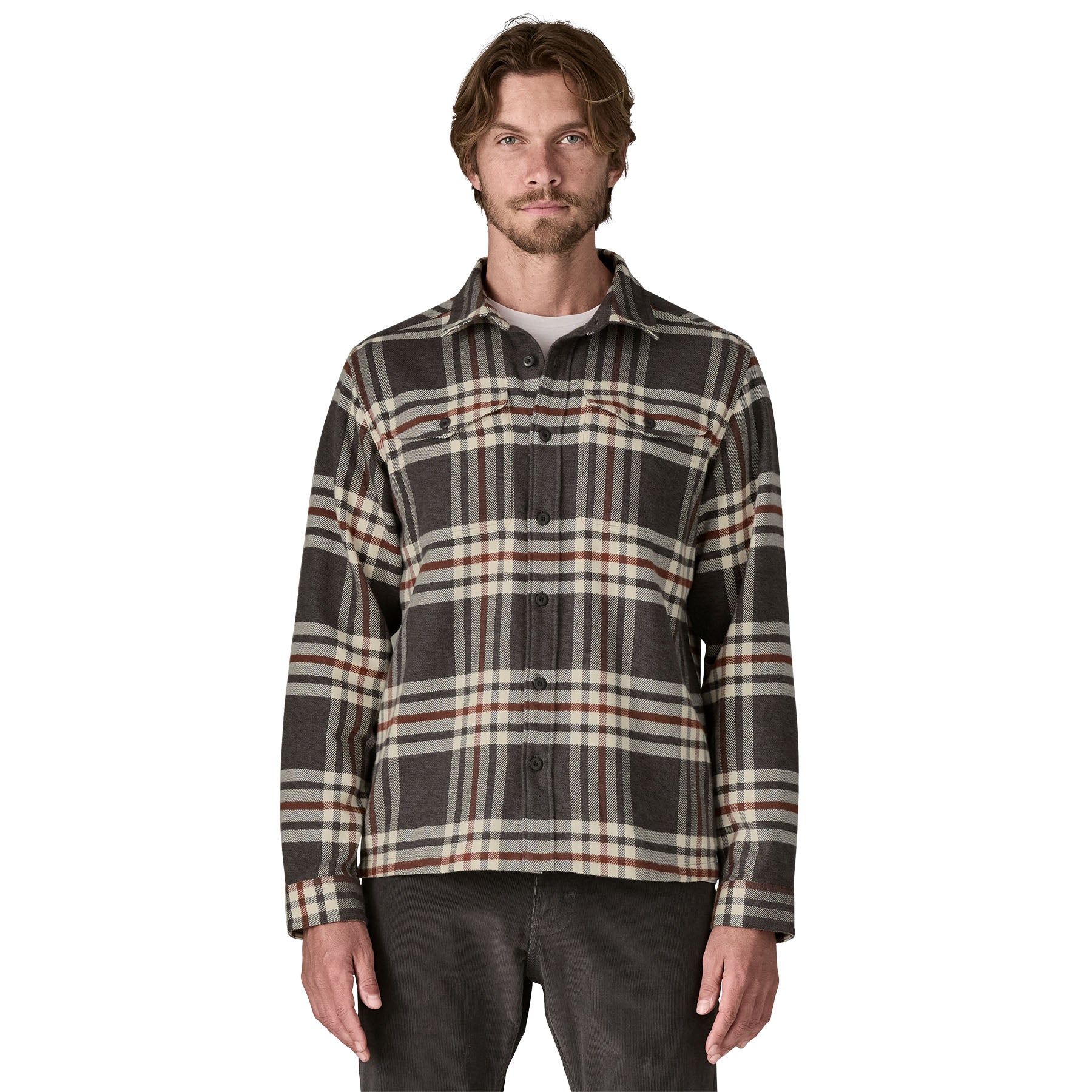 Patagonia Midweight Fjord Long Sleeve Flannel - Mens