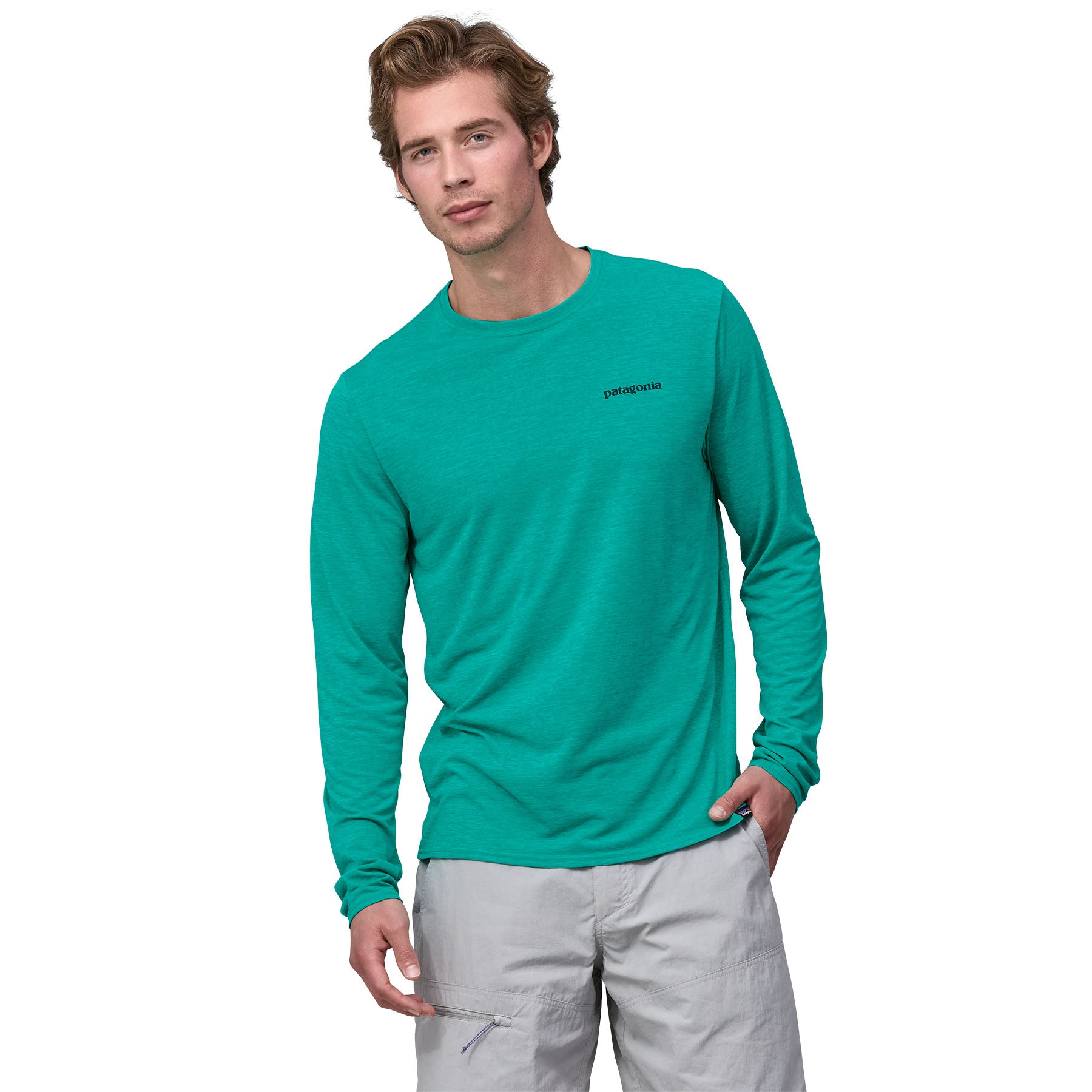 Patagonia Capilene Cool Daily Graphic Long Sleeve Shirt - Mens