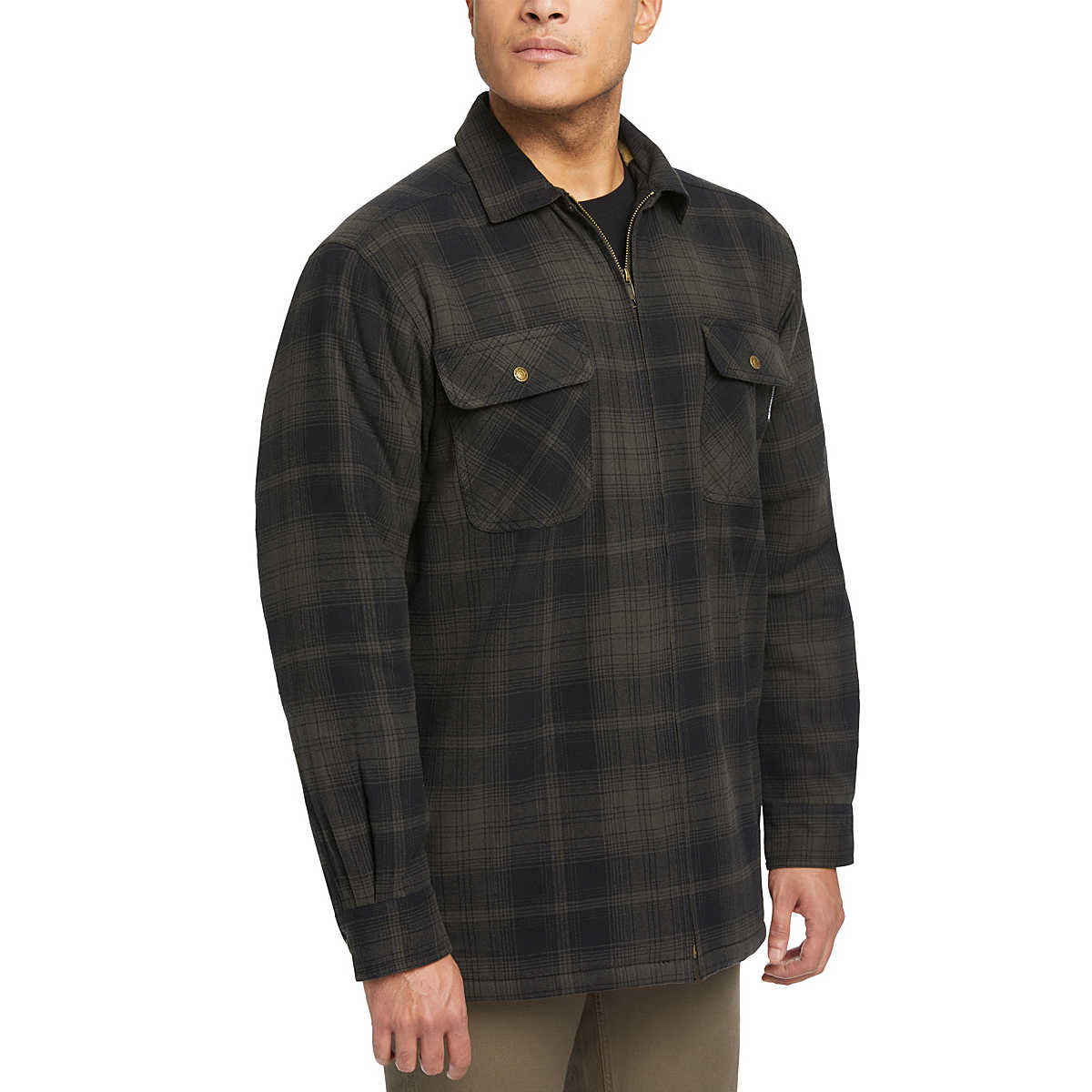 Wolverine Hastings Sherpa Line Zip Shirt Jac - Mens