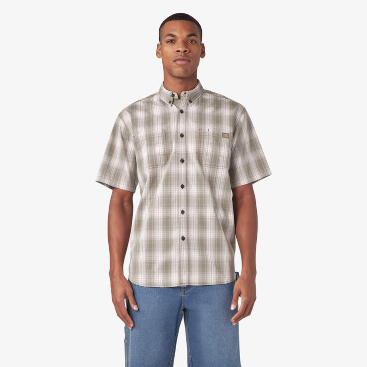 Dickies Short Sleeve Woven Button Up - Mens