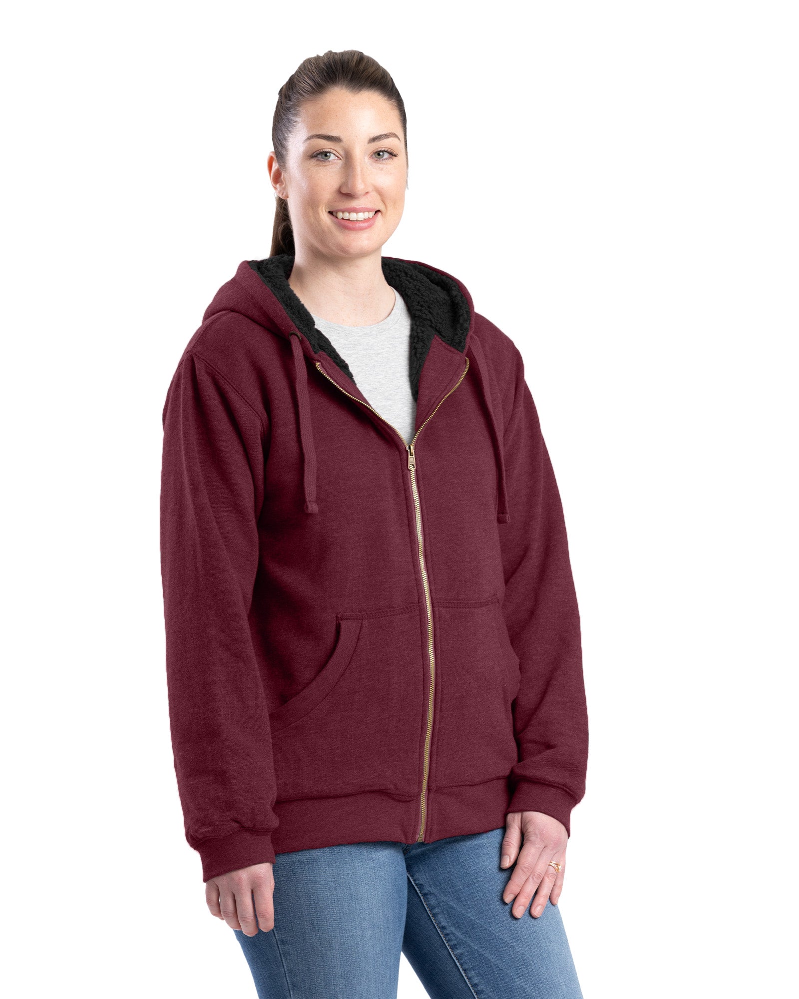 Berne Insulated Full-Zip Hooded Sweatshirt - Womens