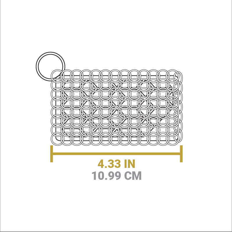 Lodge Red Chainmail Scrubbing Pad