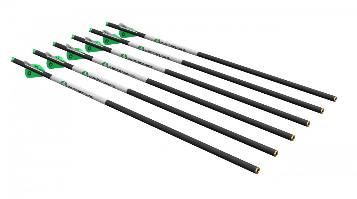 Centerpoint Carbon Arrows - 6 Pack