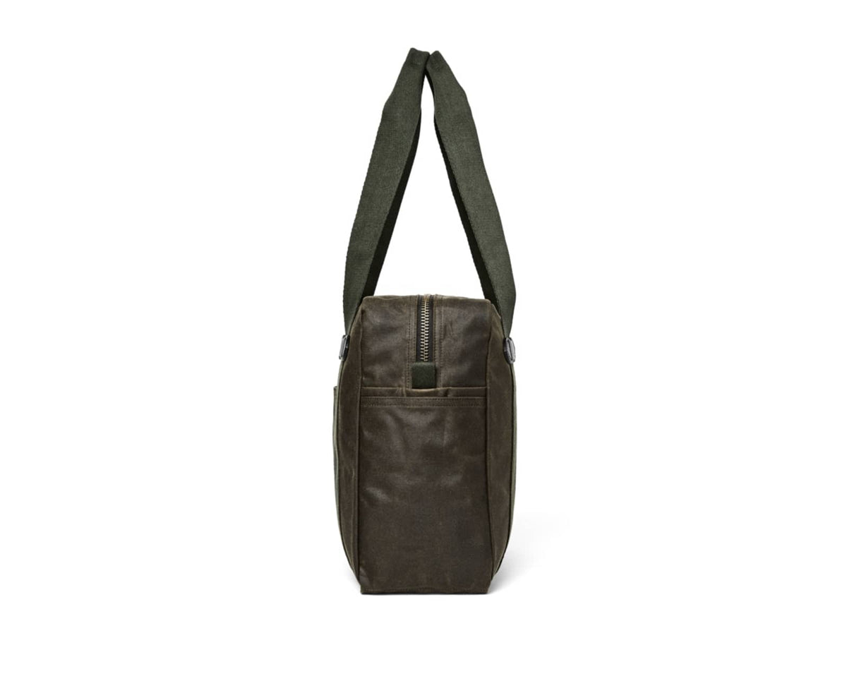 Tin Cloth Tote Bag W/zipper