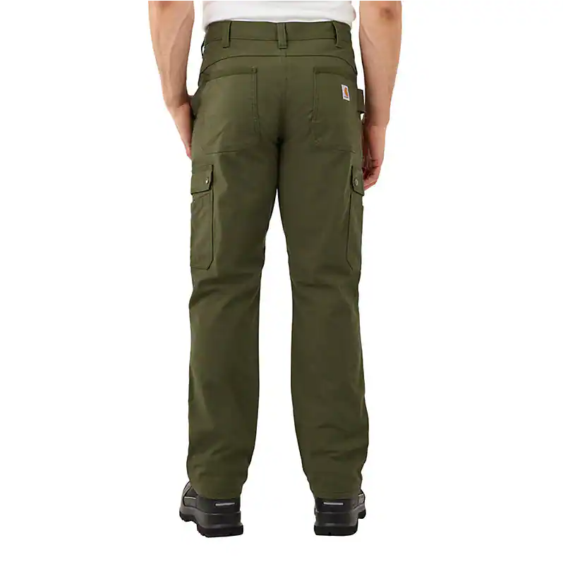 Carhartt Rugged Flex Relaxed Fit Ripstop Cargo Fleece Lined Pants- Men