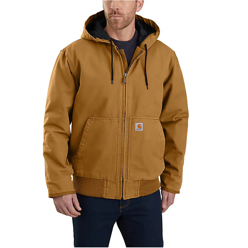 Carhartt Washed Duck Insulated Active Jacket - Tall - Mens