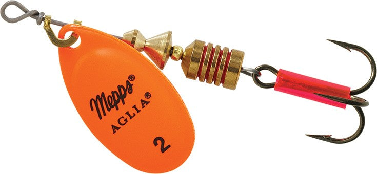 Mepps Aglia - Plain Trebel & Single Hook