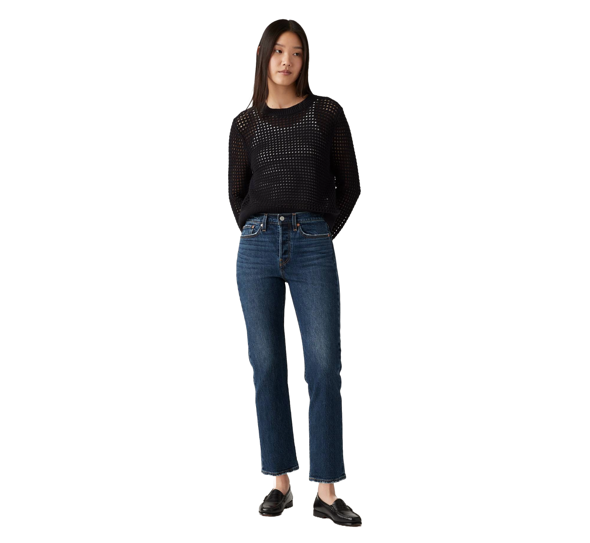 Levis Wedgie Straight Jeans - Womens