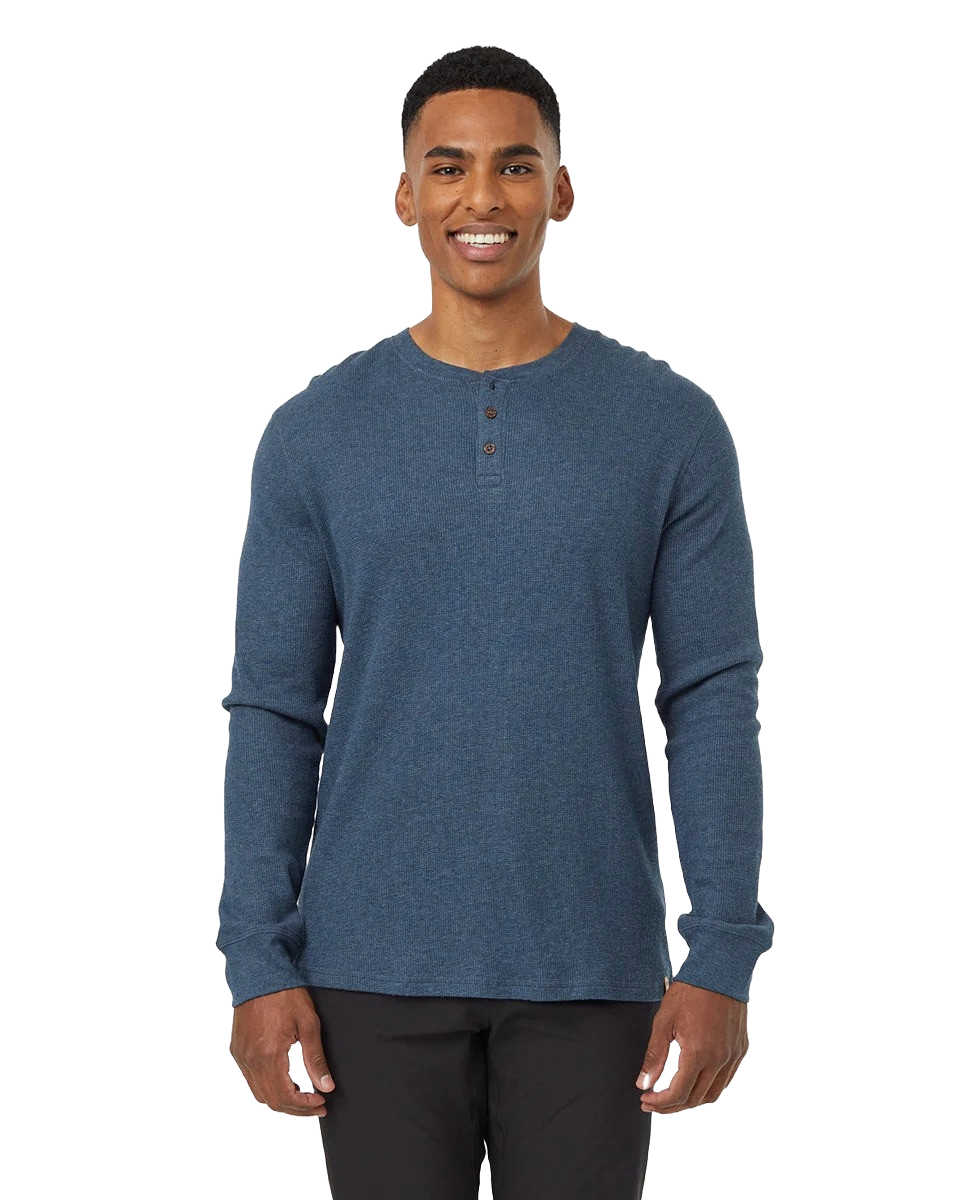 TenTree TreeWaffle Henley Long Sleeve - Mens