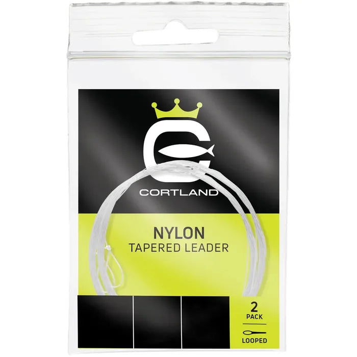 Cortland Nylon Tapered Leaders - 2 Pack